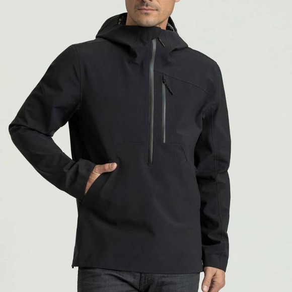 Aether Central Anorak Hooded 1/2 Zip Jacket - Men's S - Picture 2 of 12